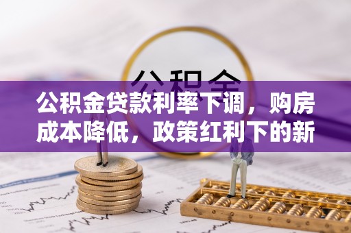 呼玛公积金贷款利率下调，购房成本降低，政策红利下的新机遇