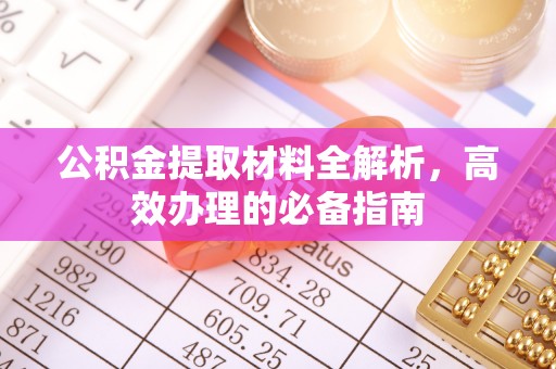 呼玛公积金提取材料全解析，高效办理的必备指南