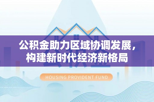 呼玛公积金助力区域协调发展，构建新时代经济新格局