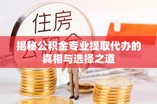 呼玛揭秘公积金专业提取代办的真相与选择之道