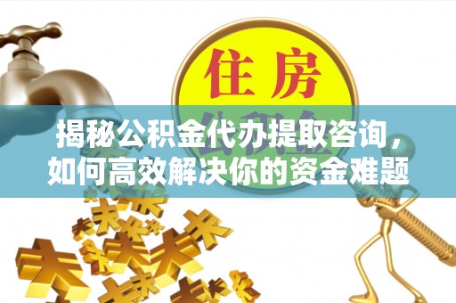 呼玛揭秘公积金代办提取咨询，如何高效解决你的资金难题