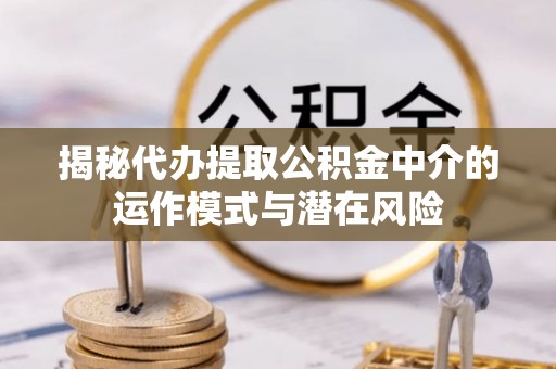 呼玛揭秘代办提取公积金中介的运作模式与潜在风险