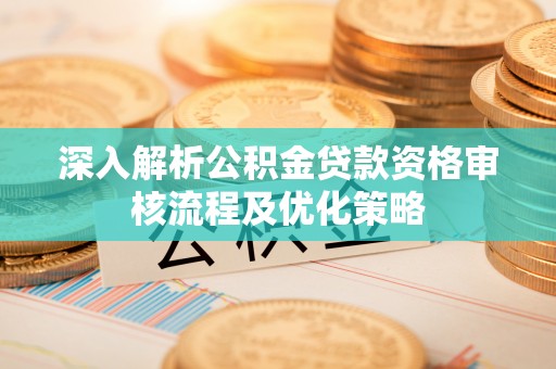 呼玛深入解析公积金贷款资格审核流程及优化策略