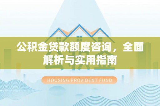 呼玛公积金贷款额度咨询，全面解析与实用指南